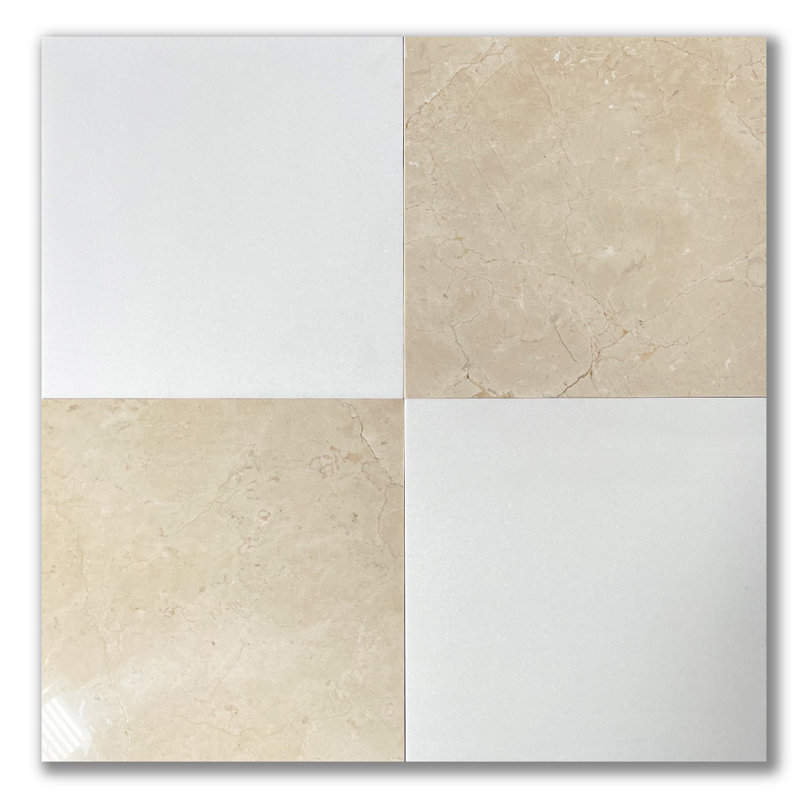Thassos White Marble 12 in. x 12 in. Marble Tile