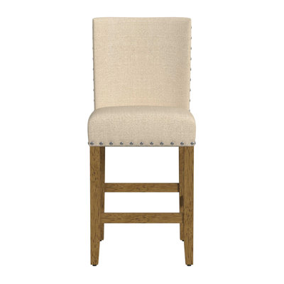 Arlene 24" Counter Stool with Nailheads