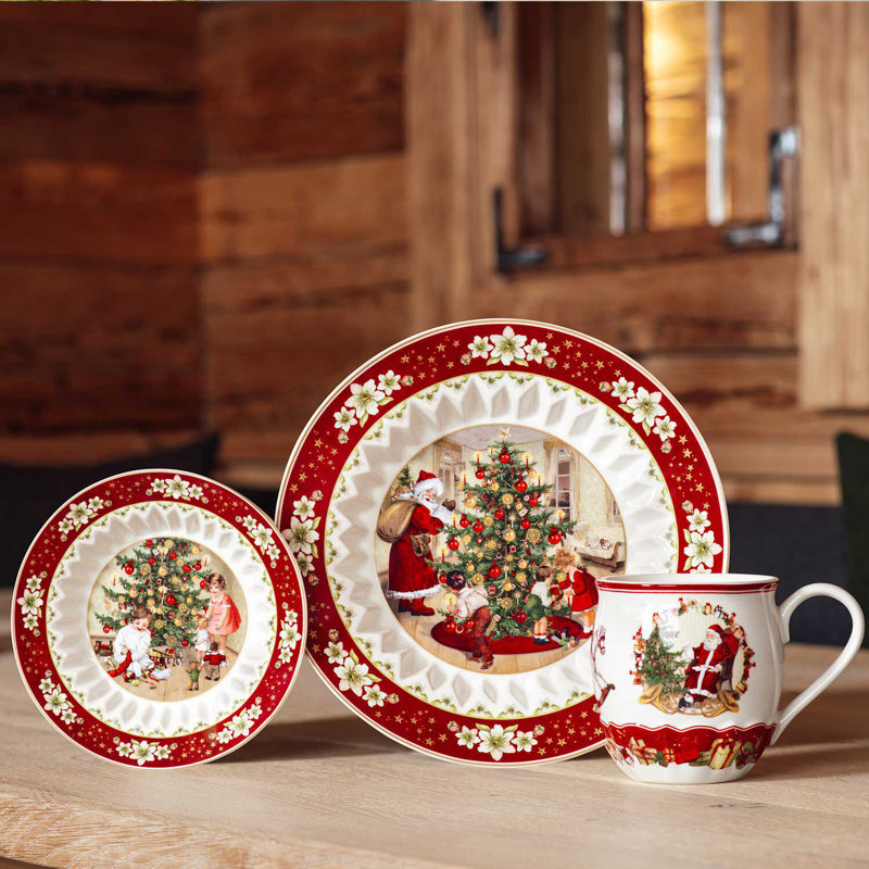 Villeroy & Boch Toy's Fantasy Christmas Small Bowl, Premium Porcelain, Festive Design