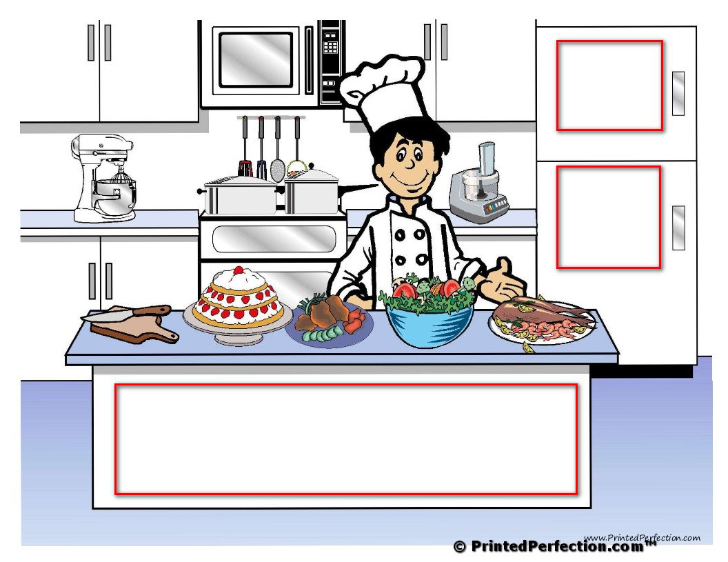 Printed Perfection Personalized Chef, with Hat - Male Wooden Key Chain ...
