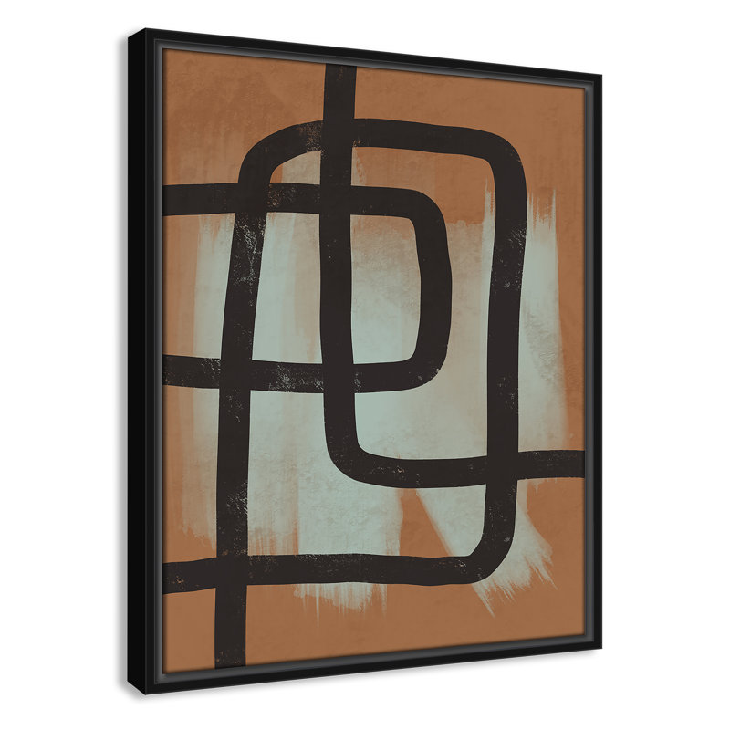 Many Paths Taken 2, 21.5" H x 17.5" W x 2" D, Black