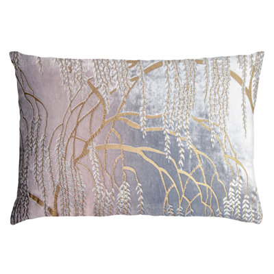 Metallic  Rectangular Velvet Pillow Cover & Insert