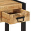 40cm W Iron Bedside Table