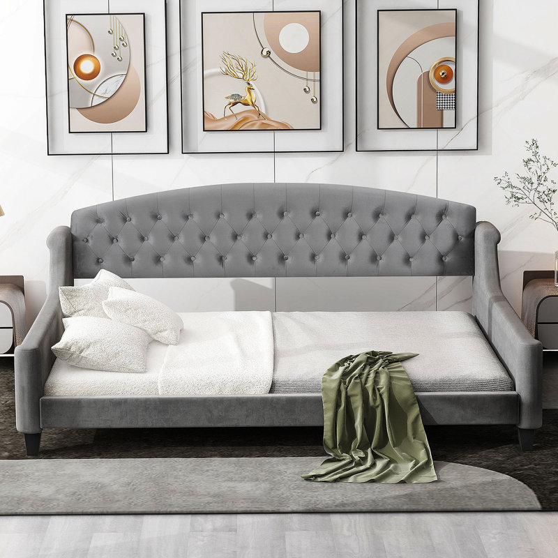 Lit de jour Modern Luxury, Beige, Complet/Double