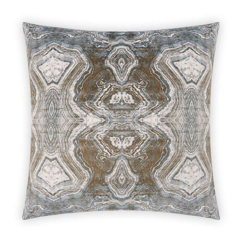 Banding Pillow Cover & Insert, Indigo, Square 20"