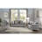 Modern Sofa Florian Sofa W/4 Pillows, Fabric