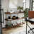 Martha Stewart Emmett Storage Display Bookcase with Vertical Steel Support Posts-89798271