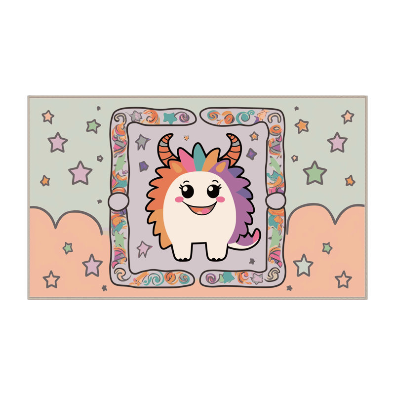 Tapis de vacances d'Halloween The Holiday Aisle®, Rectangulaire 7 pi x 10 pi