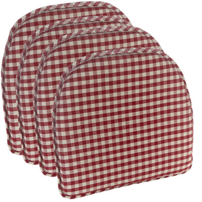 Non-Slip Chair Cushions, 16 X 15 X 2 Inches