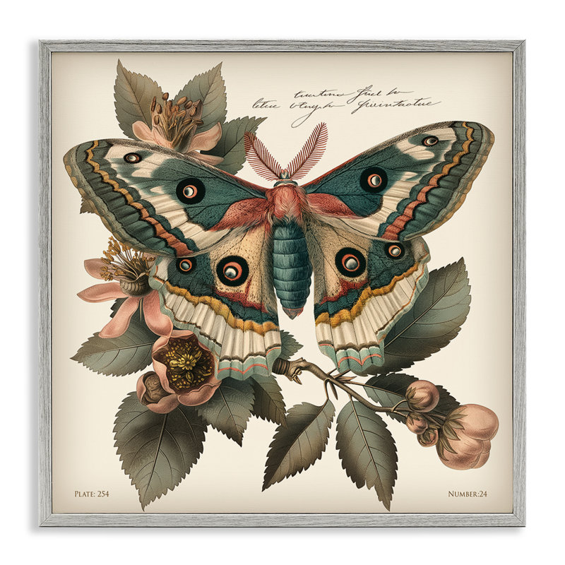 Art à giclée verte à motif de papillon vert par Steve Huntziker, Estampe numérique Farmhouse, H 17 po x l 17 po