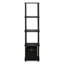 Evianna Shelving Unit Bookcase with Fabric Bin-242945983