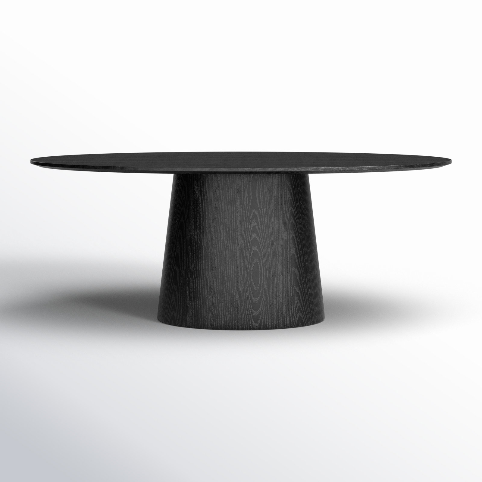 Adara 79" Dining Table, Matte Black