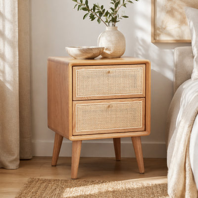 Pure Solid Wood Bedside Cabinet Modern Simple Nightstands North America Oak Bedside Cabinet Nordic Bedroom Solid Oak Storage Cabinet 0.4m
