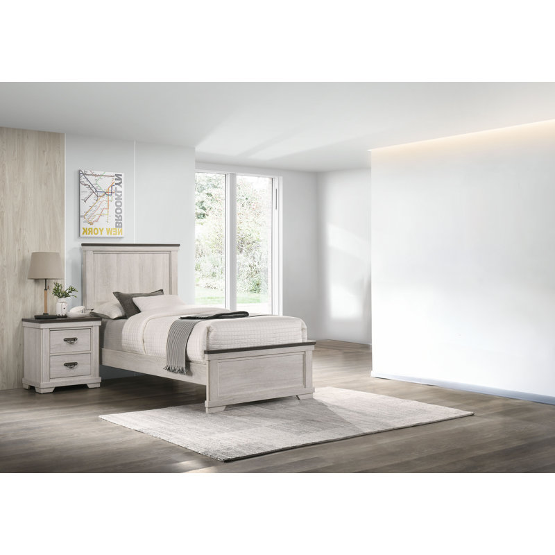 Ensemble de chambre à coucher à panneau Dareck 3-3_Melisent, Simple