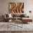 Lyrical Abstraction 95 Brown Canvas Wall Art