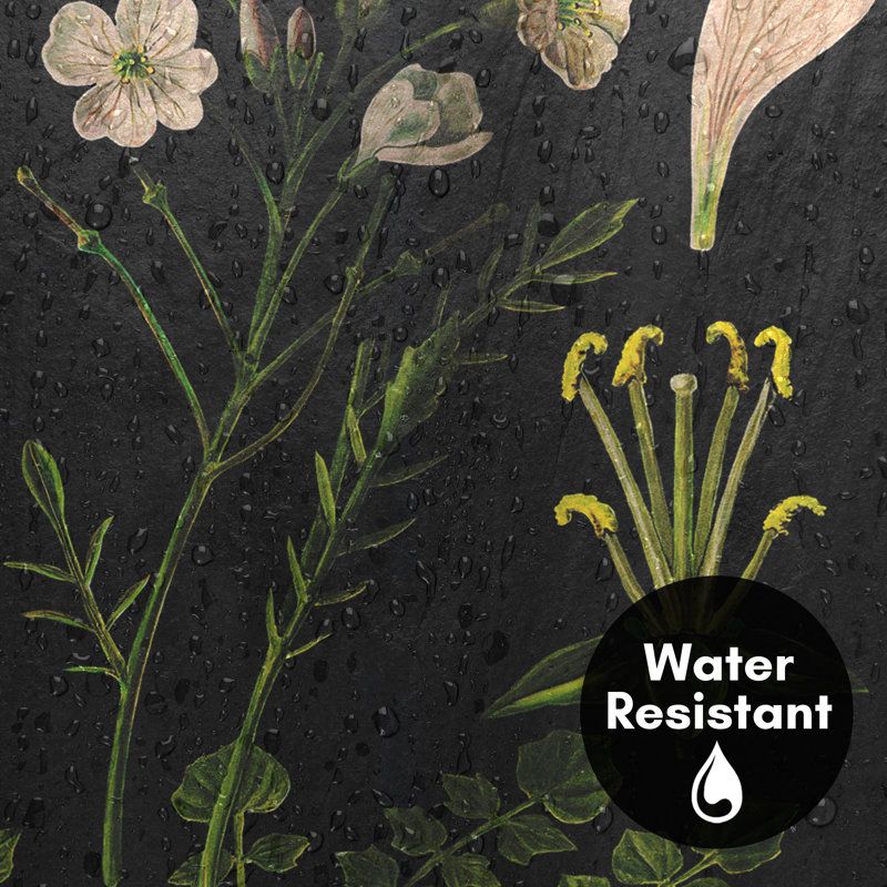 Rideau de douche Botanical Cuckoo Flower par Coastal Print & Design