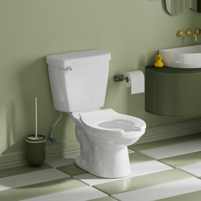 1.28 GPF (Water Efficient) Round Two-Piece Children's Toilet (Seat Included)