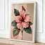Pink Hibiscus Botanical - Wrapped Canvas-2127848496-2127848497