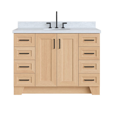 Freitas 48'' Solid Wood Single Bathroom Vanity