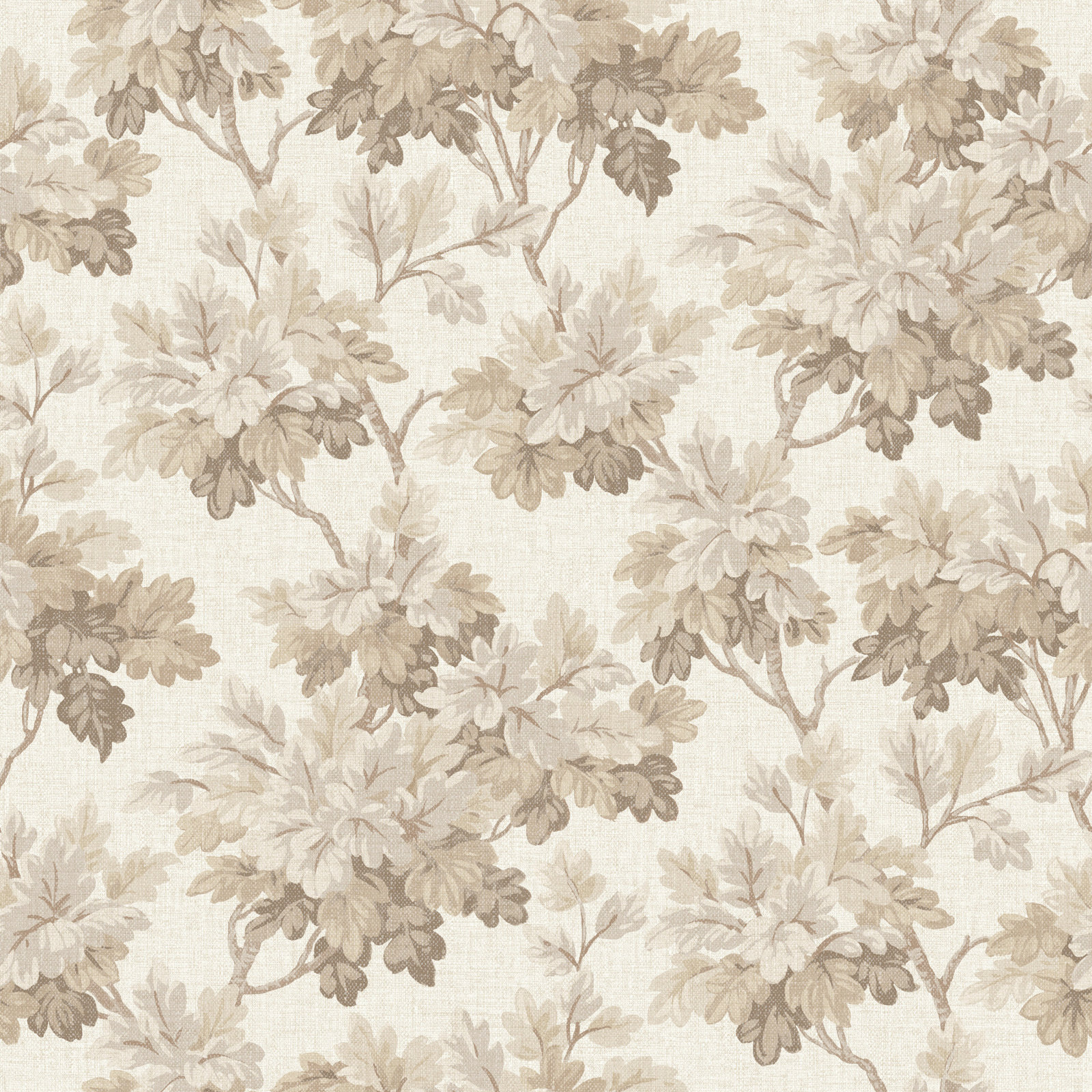 Oakcliff Stone Leaf Trail Wallpaper, Taupe