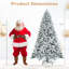 Arbre de Noël en pin givré-1736355309