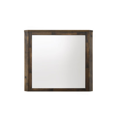 Elettra Rustic Walnut Finish Mirror