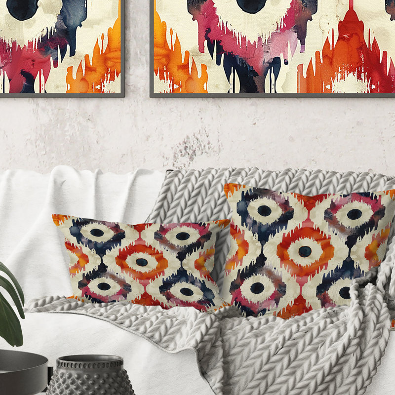 Coussin décoratif géométrique