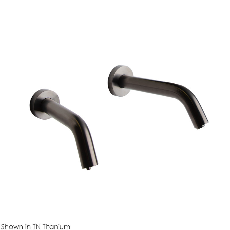 Zoom Wall Mounted Bathroom Faucet, Titanium