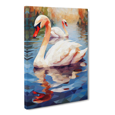 Swan Cubism - Print