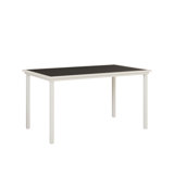 Berlin Gardens Vida Aluminum Top With Matte White Base 73″ Bar Table