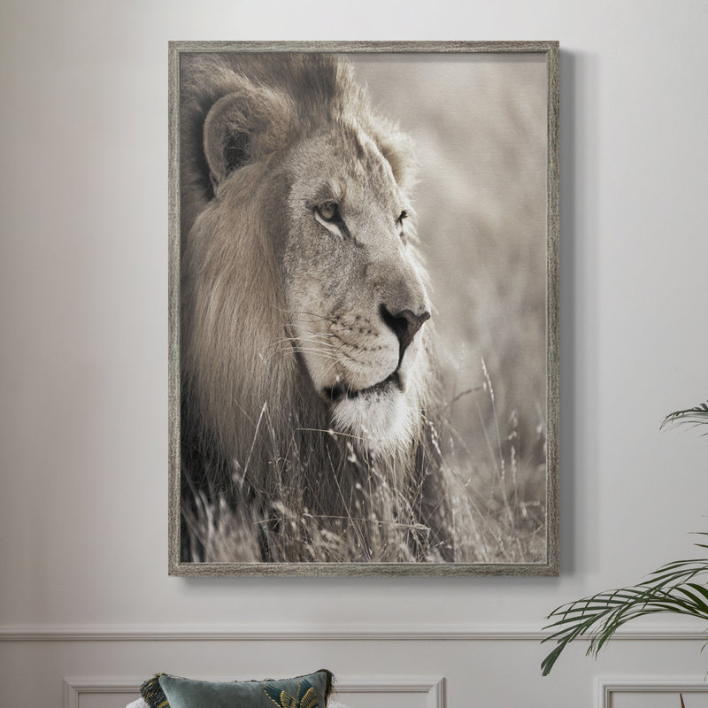 Leo Framed Print - Solid Wood, 21" H x 17" W