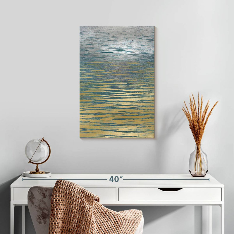 Avery Ocean Current Reflection II, 24" H x 16" W