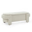 Banc rembourré en lin avec grand espace de rangement pour le salon, le vestibule et la chambre à coucher, beige (51,5 po x 20,5 po x 17 po)-1473604898