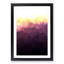 Sun over a Mountain Range in Abstract - Picture Frame Graphic Art Print-55727263-55727265