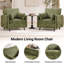 Fauteuil d'appoint rembourré surdimensionné avec rangement dissimulé-1901100491