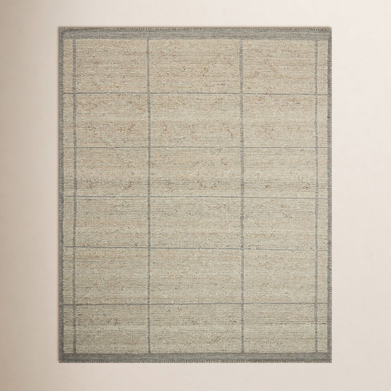Amber Lewis x Loloi Bowie Fog / Grey Area Rug, Rectangle 2' x 3'