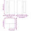 Vidaxl Kitchen Wall Cabinet White 57 X 57 X 80 Cm Engineered Wood-121217394