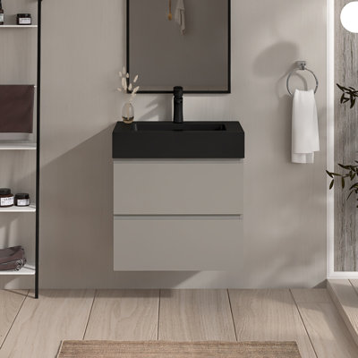 24'' Single Bathroom Vanity with Quartz Top