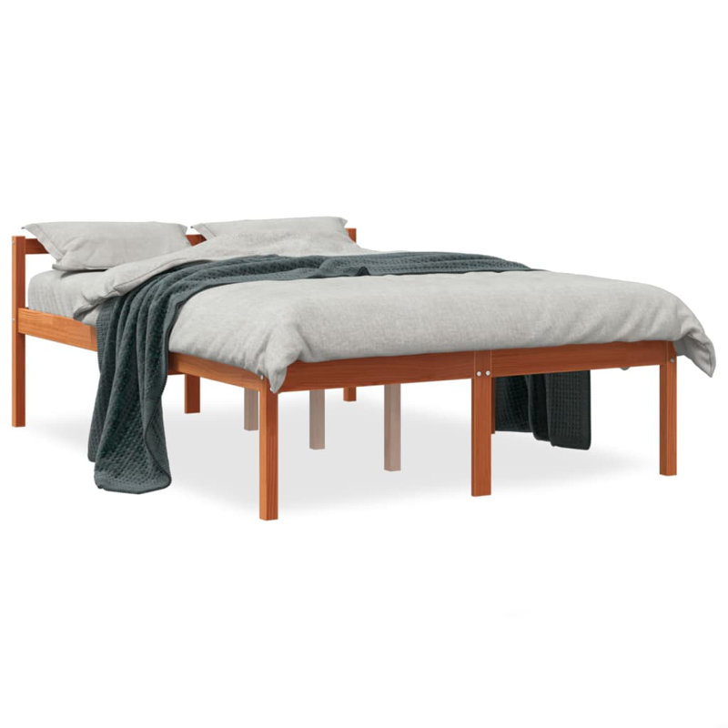 Bonapart Solid Wood Bed, Double (4'6)
