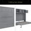 Grand lit escamotable mural avec armoires-1146081916
