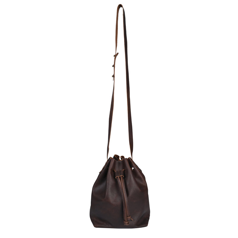 Sac seau Fiona , Brun antique