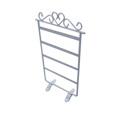 Winston Porter® Earing Display Stand Holds Earring Cards Rack 48 Holes 89E76750F643400CBBD2570AC7A964E8