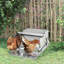 La mangeoire automatique pour poulets de 25 lb, en acier galvanisé et en aluminium, améliore la capacité de bien-être en aluminium