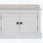 Banc de rangement avec 4 portes et tablettes réglables-1555636905