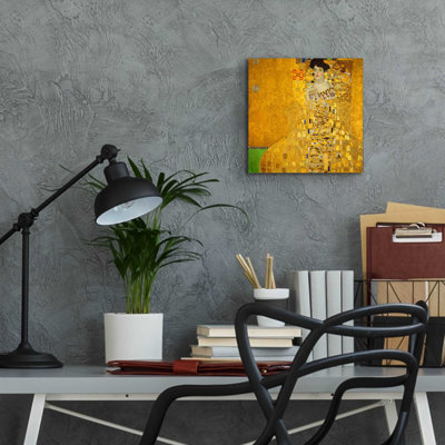 «Portrait der Adele Bloch-Bauer I» par Gustav Klimt, art mural en verre acrylique
