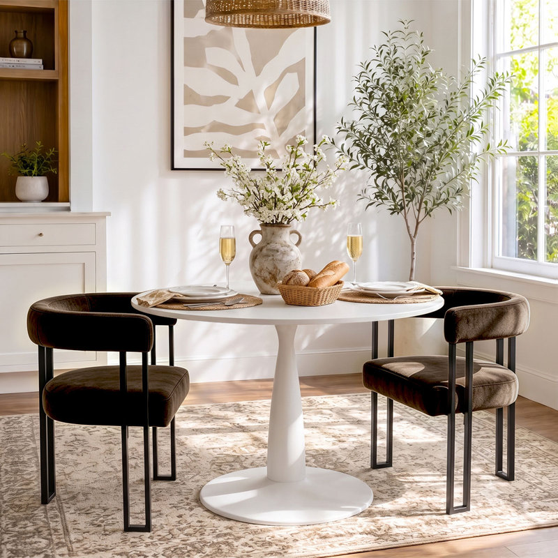 Dining Set, Mink/Black