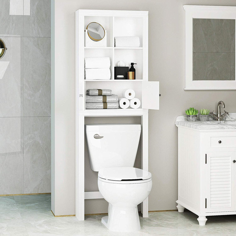 Manistique Over The Toilet Storage, White