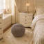 Pouf tricoté en coton 20 x 20