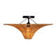 Single Light Rattan Dimmable Pendant