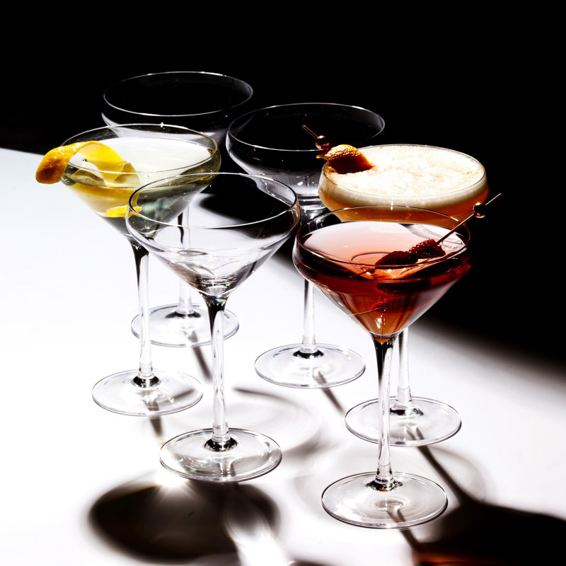 Verre à martini soufflé à la main 10 oz